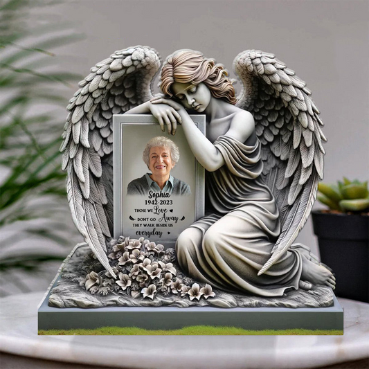 Family - Memorial Angel - Personalized Acrylic Plaque