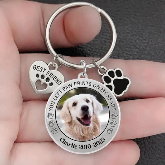 Pet Lovers  - Memorial Gift for Dog/Cat Lovers - Personalized Keychain