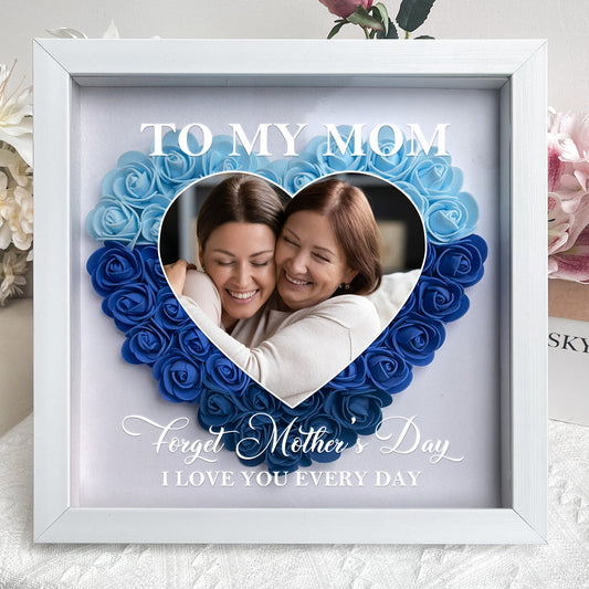 Mother - I Love You Every Day - Personalized Flower Shadow Box (HJ)