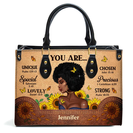 Daughter - You Are Affirmation - Personalized Leather Bag (VT)