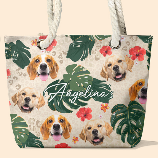 Pet Lovers - My Beach Bag - Personalized Photo Beach Bag