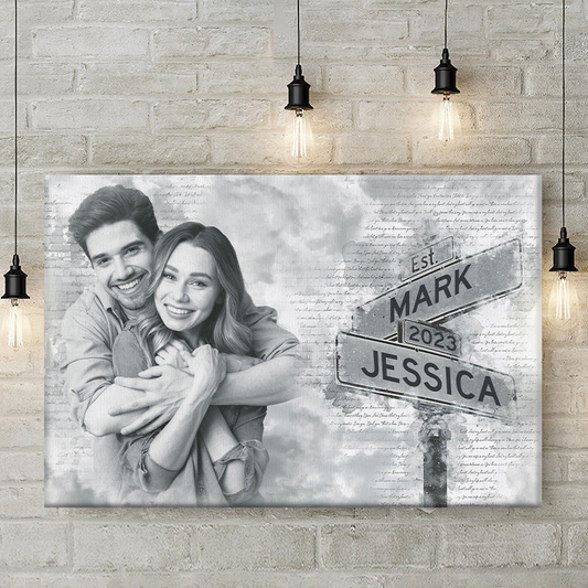 Couple - Be Lovers But Be Best Friends Too - Personalized Canvas