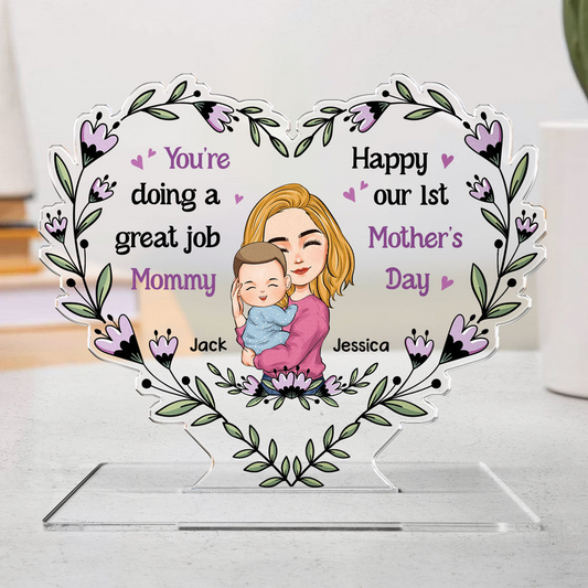 Family - You're Doing A Great Job Mommy - Personalized Acrylic Plaque