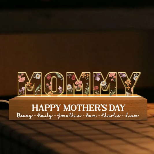 Family - Happy Mother's Day - Personalized LED Night Light