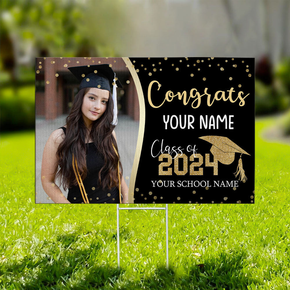 Graduation - Custom Congrats Graduation Photo - Personalized Graduation Gift