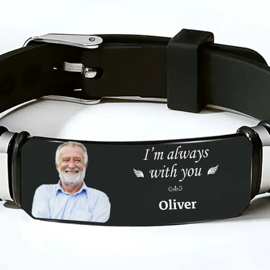 Family - I'm Always With You - Personalized Photo Bracelet